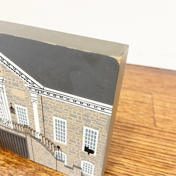 The Cat’s Meow | Vintage 1995 Series XIII Harrisburg Public Library Mini Wooden - Picture 6 of 8